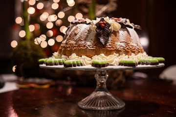 Christmas turban cake