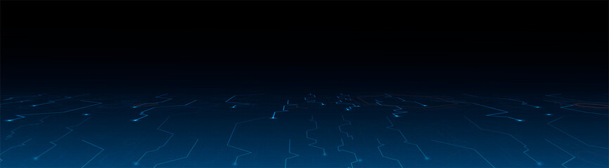 Abstract tech background. Futuristic technology interface