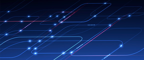 Abstract tech background. Futuristic technology interface