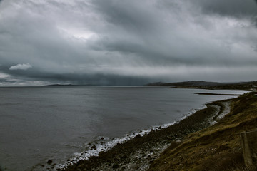 Stormy coast