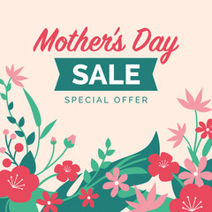 Mother's day special sale promotional advertisement