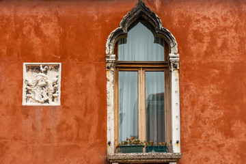 Fototapeta na wymiar Italy, Venice, Murano, architectural elements and details in the historic center.