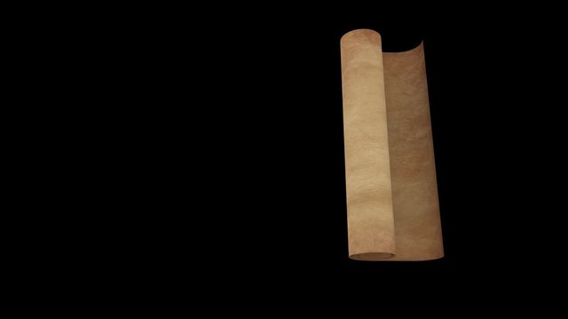  Unfolding Paper Map (Alpha Channel)