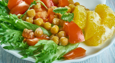 Chickpea Pancetta Salad