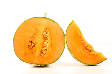 melon isolated on white background