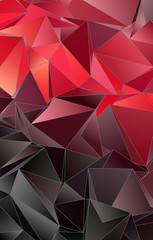 Obraz premium Abstract Low-Poly triangular modern background
