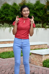 Fototapeta premium A Lucky Female Youngster