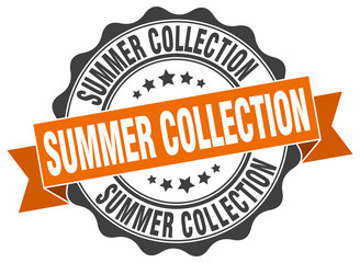 summer collection stamp. sign. seal