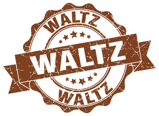 Obraz premium waltz stamp. sign. seal