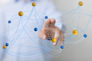 Abstract technology geometric