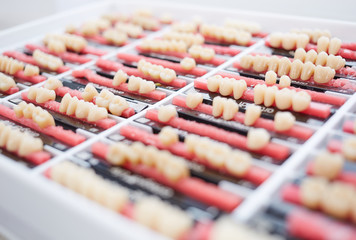 Muster für Zahnfarben