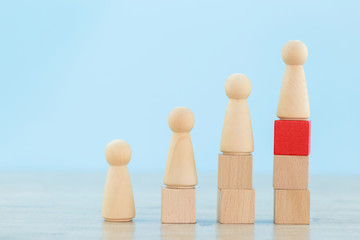 Human resource management, finding business people and business team With business leader concepts-Image.