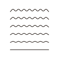 line set, vector illustration