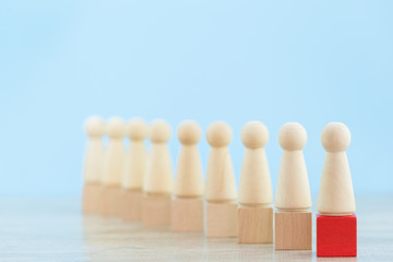 Human resource management, finding business people and business team With business leader concepts-Image.