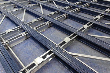 Fototapeta premium Mobile Shelving Mechanism