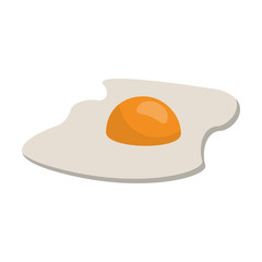 Sunny fried egg food symbol
