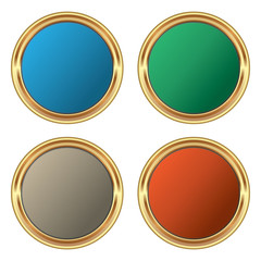 Set of Golden Bagdes