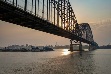 Obraz premium Irrawaddy River, Myanmar