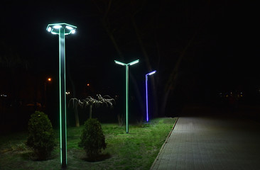 street led lamp pillar