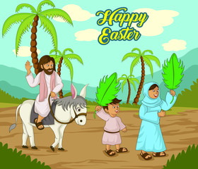 happy easter illustration