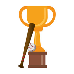 Baseball trophy cup championship