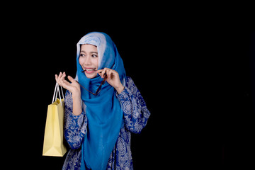 Fototapeta premium asian muslim woman