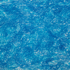 Pastel pen (oil pen) blue abstract drawing , background