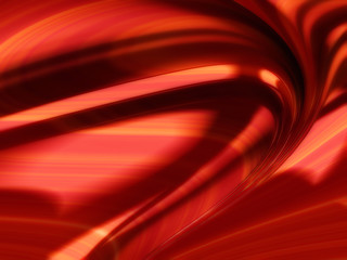 Smooth red shiny fractal