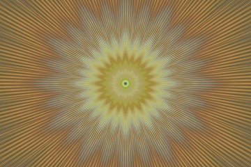 brown flower pattern floral kaleidoscope. abstract hypnotic.