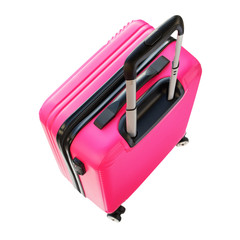 Pink trunk summer luggage Travel concept holiday