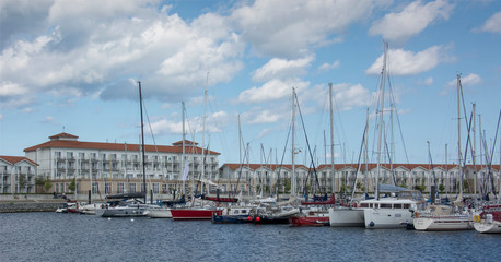Fototapeta na wymiar Hafen in Boltenhagen