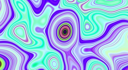 Fototapeta na wymiar Psychedelic abstract pattern and hypnotic background for trend art, poster.