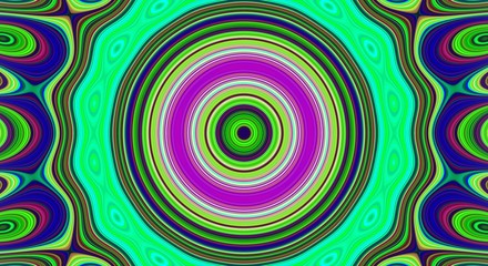 Psychedelic abstract pattern and hypnotic background for trend art,  creative zine culture.