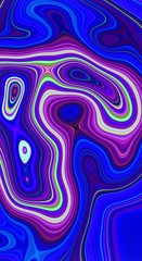 Psychedelic abstract pattern and hypnotic background for trend art,  illustration zine culture.