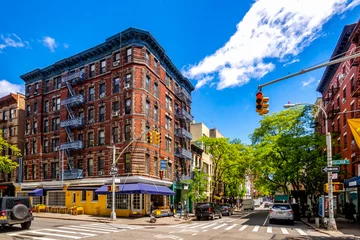 Behangcirkel Streets in Lower Manhattan Soho, New York City, USA  © Sina Ettmer