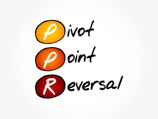PPR - Pivot Point Reversal acronym, business concept background
