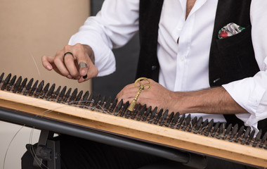 musicians play arabic instruments