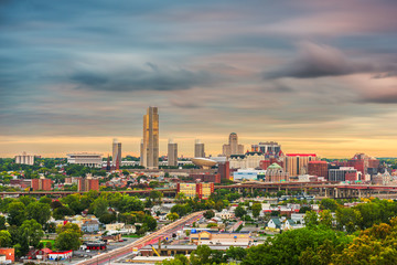 Fototapeta na wymiar Albany, New York, USA skyline