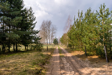 Krajobraz wiejski Podlasia, Wiosna na Podlasiu © podlaski49