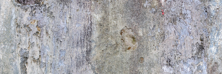 Old grungy wall with damaged plaster background texture