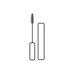 Mascara graphic design template vector isolated
