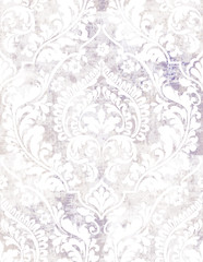 Royal Baroque texture pattern Vector. Floral ornament decoration. Victorian engraved retro design. Vintage grunge fabric decors. Luxury fabrics