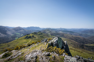 Randonnée Pic du Mondarrain (749m) depuis le col des Veaux