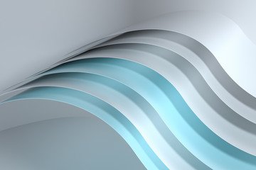 3d rendering, curve surface and texture background
