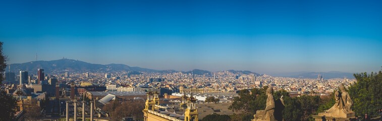 Obraz premium National Art Museum in Barcelona, Spain,2019