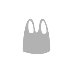 Plastic bag icon.