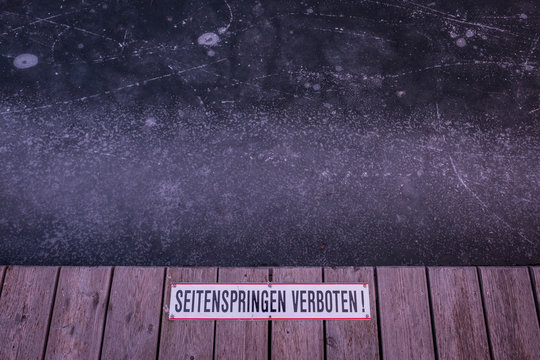seitenspringen verboten