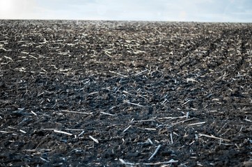 plowed field in autumn © Panas