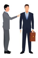 businessmen with briefcase