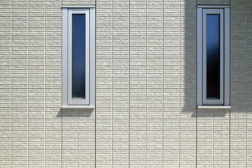 Exterior wall of housing  